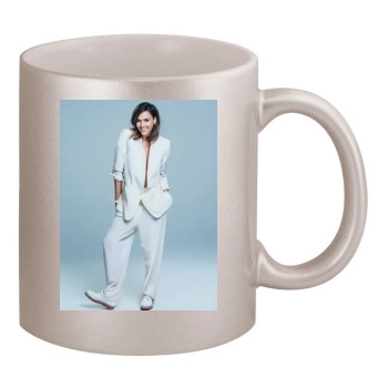 Jessica Alba 11oz Metallic Silver Mug