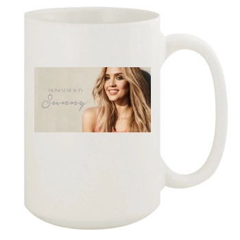 Jessica Alba 15oz White Mug