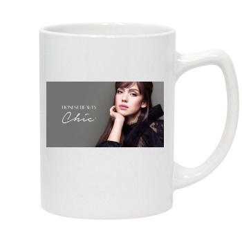 Jessica Alba 14oz White Statesman Mug