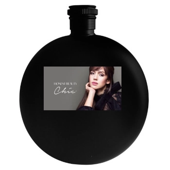 Jessica Alba Round Flask