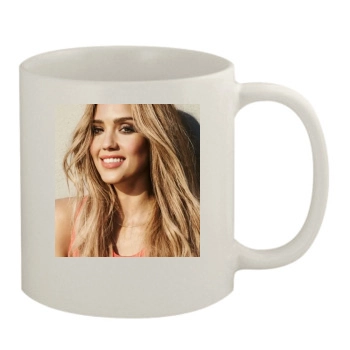 Jessica Alba 11oz White Mug