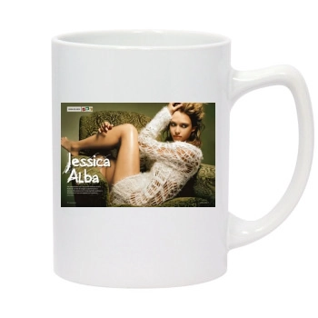 Jessica Alba 14oz White Statesman Mug