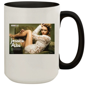 Jessica Alba 15oz Colored Inner & Handle Mug