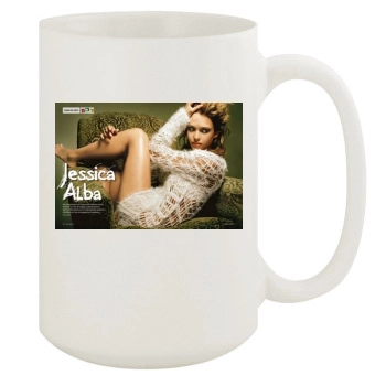 Jessica Alba 15oz White Mug