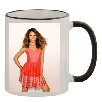 Jessica Alba 11oz Colored Rim & Handle Mug