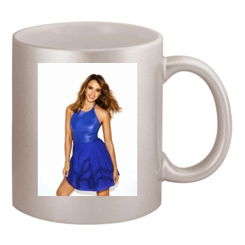 Jessica Alba 11oz Metallic Silver Mug