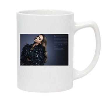 Jessica Alba 14oz White Statesman Mug