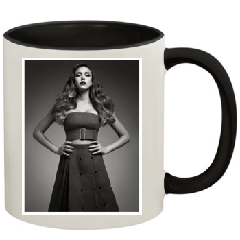 Jessica Alba 11oz Colored Inner & Handle Mug