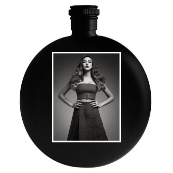 Jessica Alba Round Flask