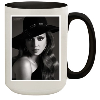 Jessica Alba 15oz Colored Inner & Handle Mug