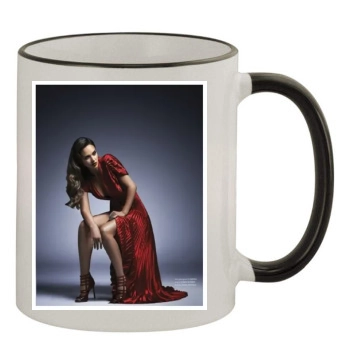 Jessica Alba 11oz Colored Rim & Handle Mug