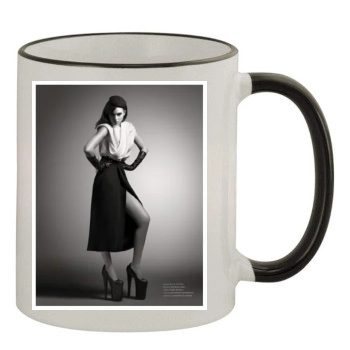 Jessica Alba 11oz Colored Rim & Handle Mug