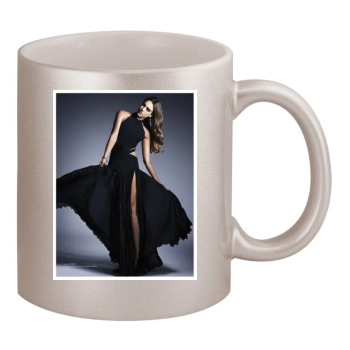 Jessica Alba 11oz Metallic Silver Mug