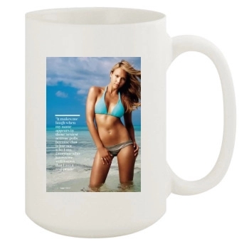 Jessica Alba 15oz White Mug