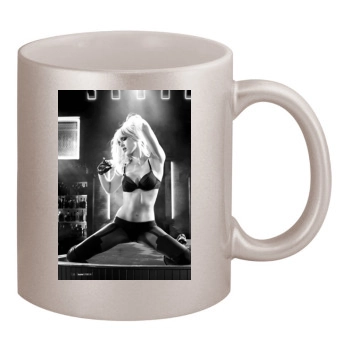 Jessica Alba 11oz Metallic Silver Mug