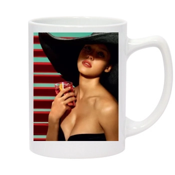 Jessica Alba 14oz White Statesman Mug