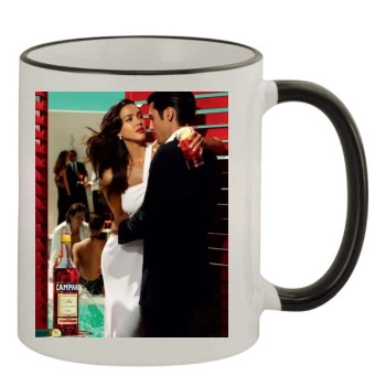 Jessica Alba 11oz Colored Rim & Handle Mug