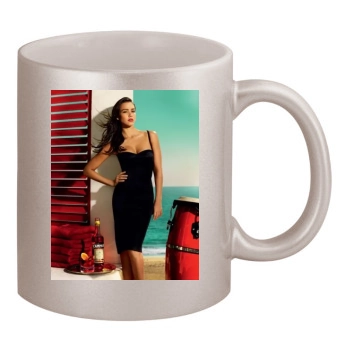 Jessica Alba 11oz Metallic Silver Mug