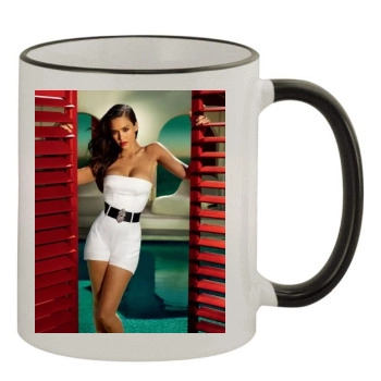 Jessica Alba 11oz Colored Rim & Handle Mug