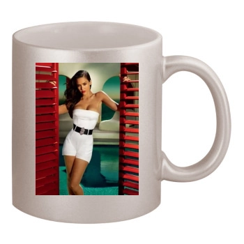 Jessica Alba 11oz Metallic Silver Mug