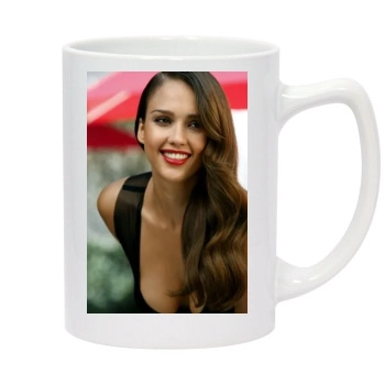 Jessica Alba 14oz White Statesman Mug