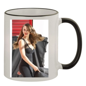 Jessica Alba 11oz Colored Rim & Handle Mug