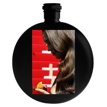 Jessica Alba Round Flask