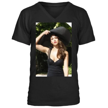 Jessica Alba Men's V-Neck T-Shirt