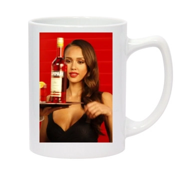 Jessica Alba 14oz White Statesman Mug