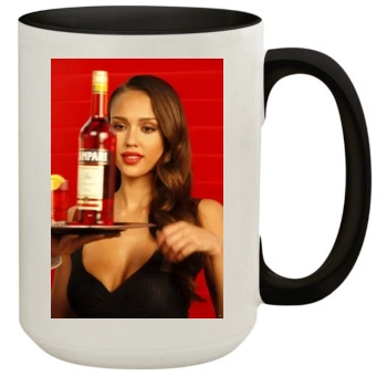 Jessica Alba 15oz Colored Inner & Handle Mug