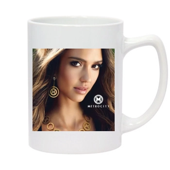 Jessica Alba 14oz White Statesman Mug