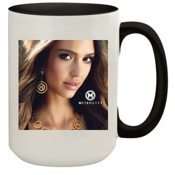 Jessica Alba 15oz Colored Inner & Handle Mug