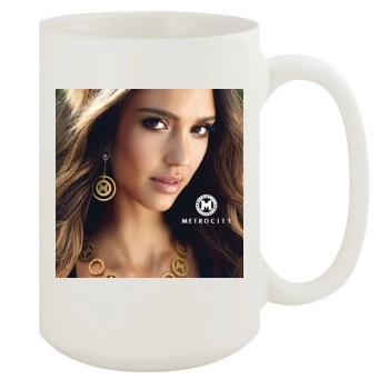 Jessica Alba 15oz White Mug