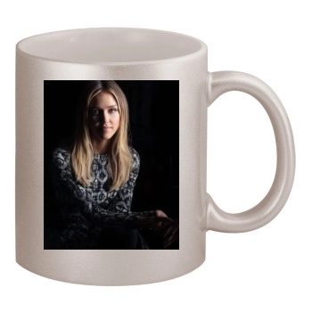 Jessica Alba 11oz Metallic Silver Mug