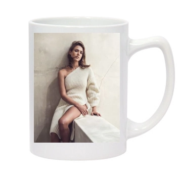 Jessica Alba 14oz White Statesman Mug