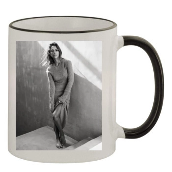 Jessica Alba 11oz Colored Rim & Handle Mug