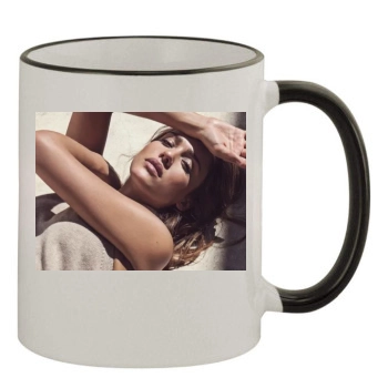 Jessica Alba 11oz Colored Rim & Handle Mug