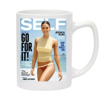 Jessica Alba 14oz White Statesman Mug