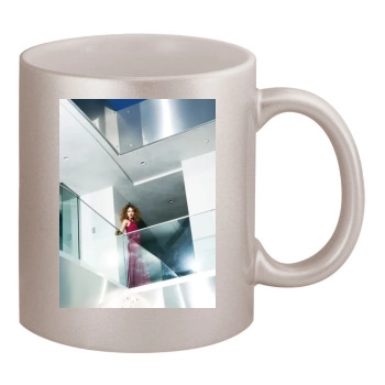 Jessica Alba 11oz Metallic Silver Mug