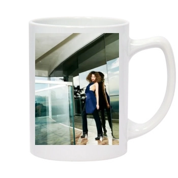 Jessica Alba 14oz White Statesman Mug