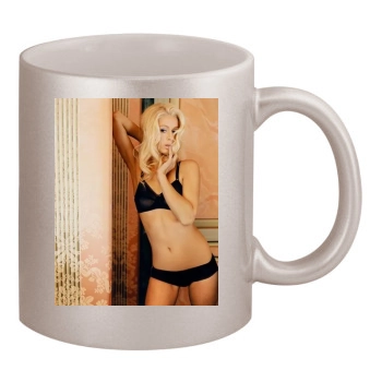 Paris Hilton 11oz Metallic Silver Mug