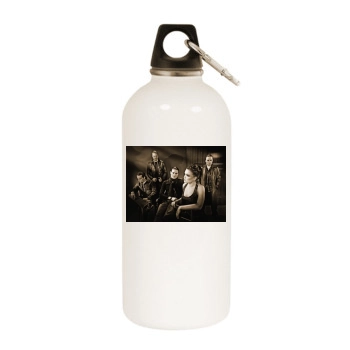 Nightwish White Water Bottle With Carabiner