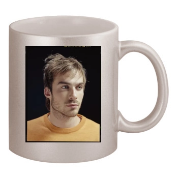 Ian Somerhalder 11oz Metallic Silver Mug