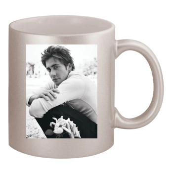 Jake Gyllenhaal 11oz Metallic Silver Mug