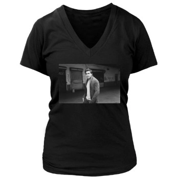 Jake Gyllenhaal Women's Deep V-Neck TShirt