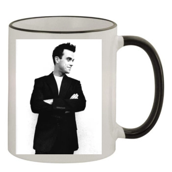 Robbie Williams 11oz Colored Rim & Handle Mug