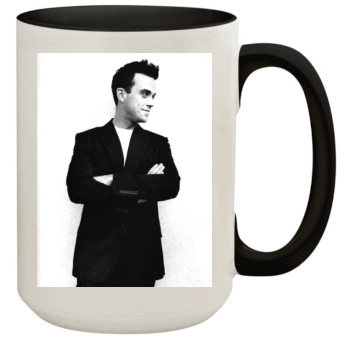 Robbie Williams 15oz Colored Inner & Handle Mug