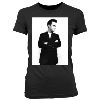 Robbie Williams Women's Junior Cut Crewneck T-Shirt