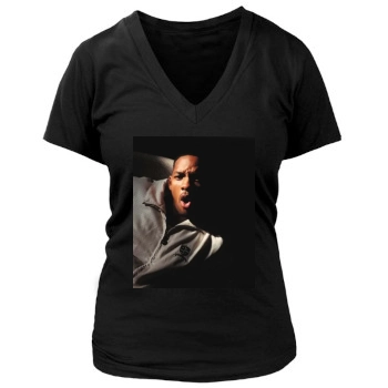 Will Smith Women's Deep V-Neck TShirt