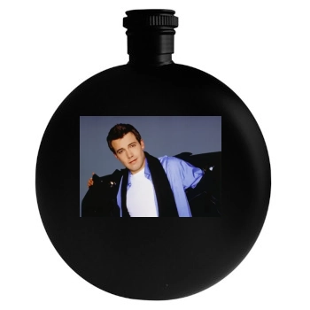 Ben Affleck Round Flask